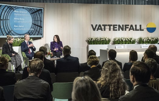 Deltagare på Vattenfalls årsstämma 2025
